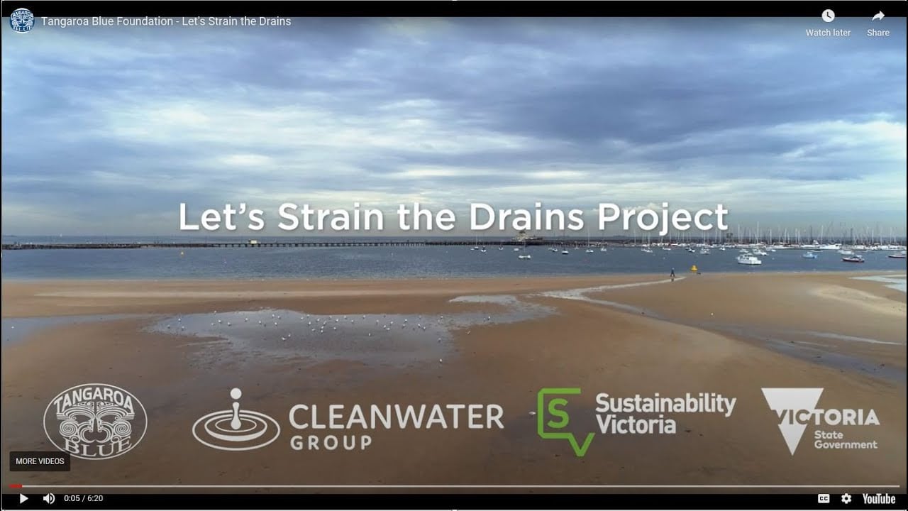 Tangaroa Blue Foundation - Let's Strain the Drains