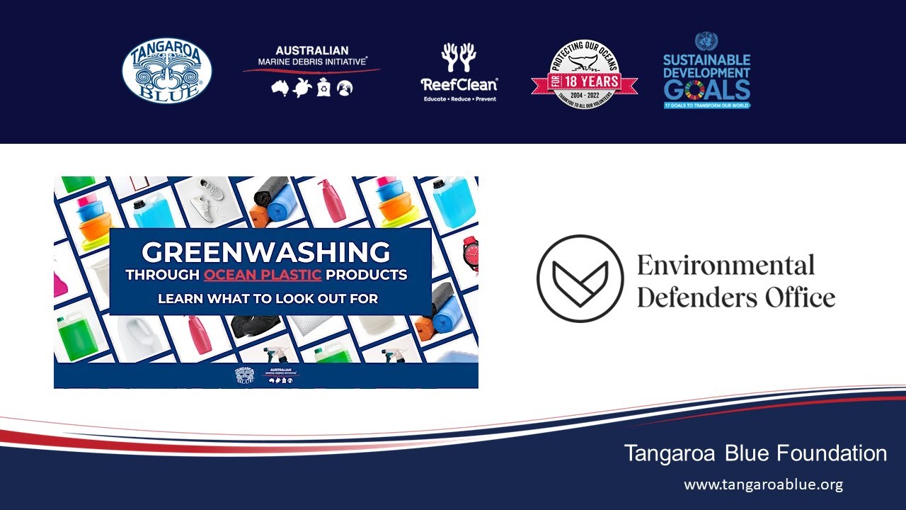 Ocean Plastic Products- are they credible or just greenwashing Q&A Panel Discussion
